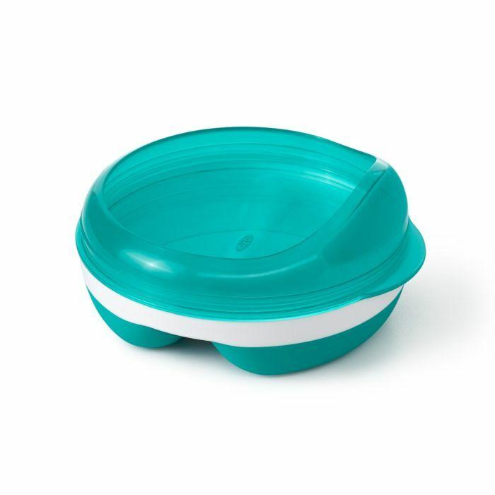 Oxo Tot | Divided Feeding Dish - Teal