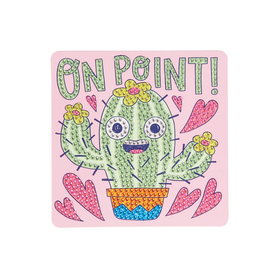OOLY | Razzle Dazzle DIY Gem Art Kit - Cheery Cactus