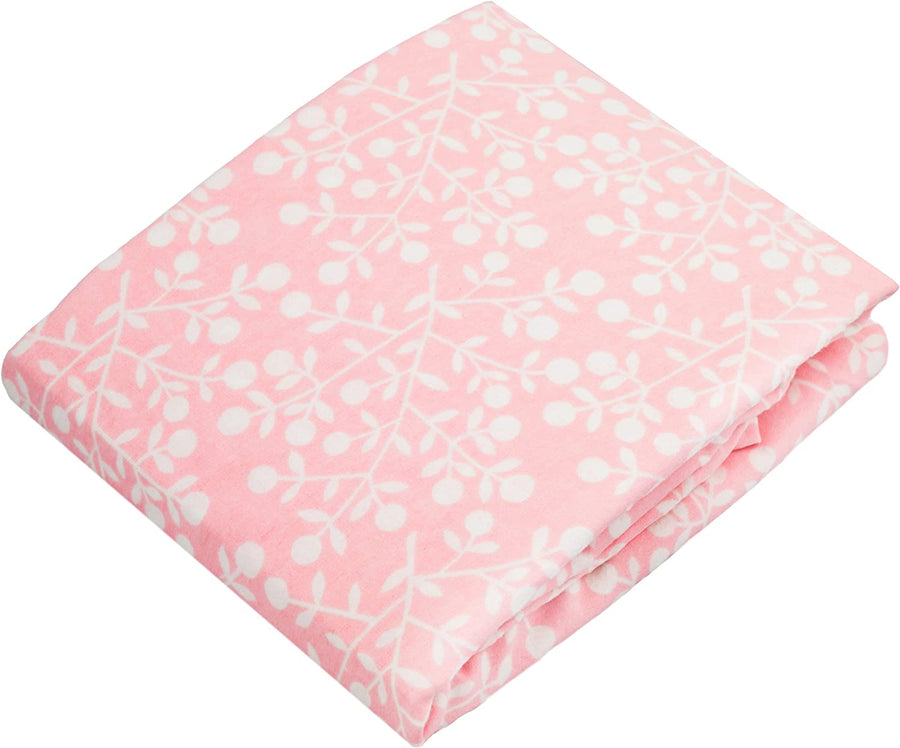 Kushies | Change Pad Cover With Slits - Pink Berries