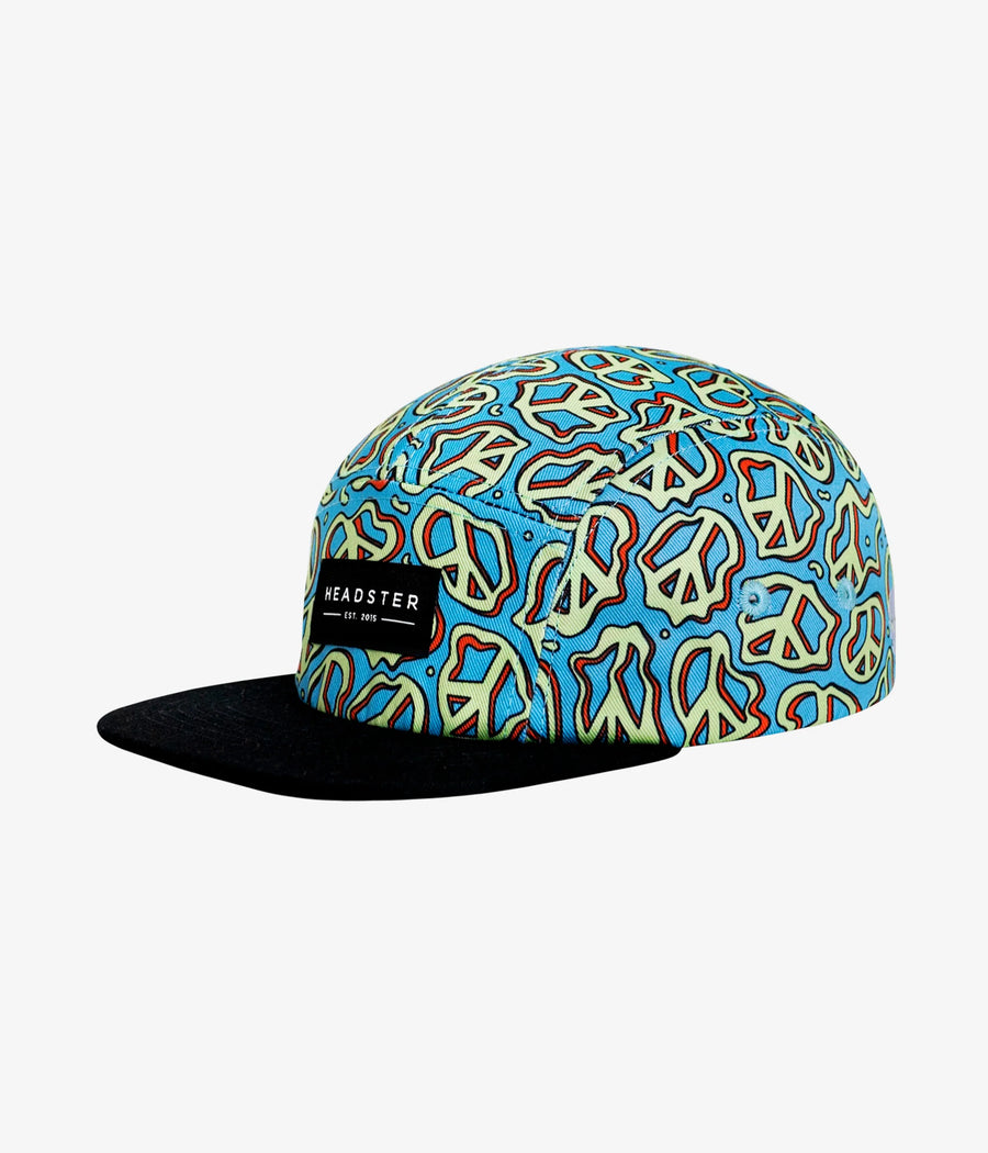 Headster | Dripping Peace Five Panel Hat