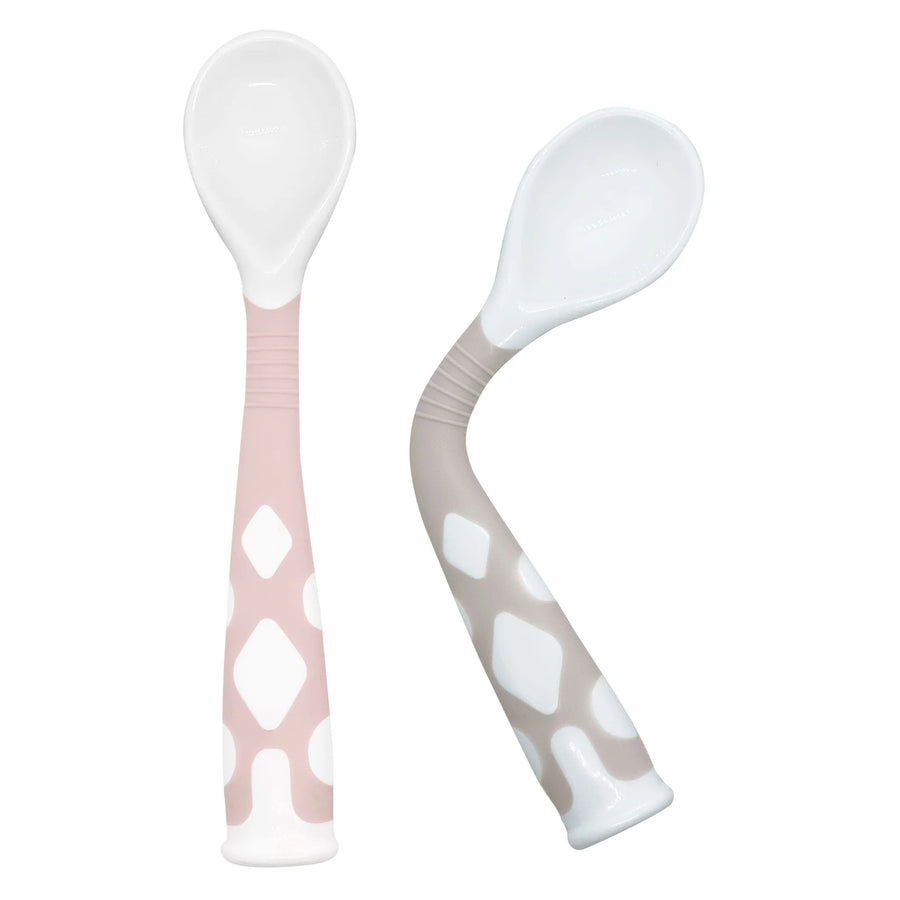 Kushies | Silicone Bendable Spoons - Pink