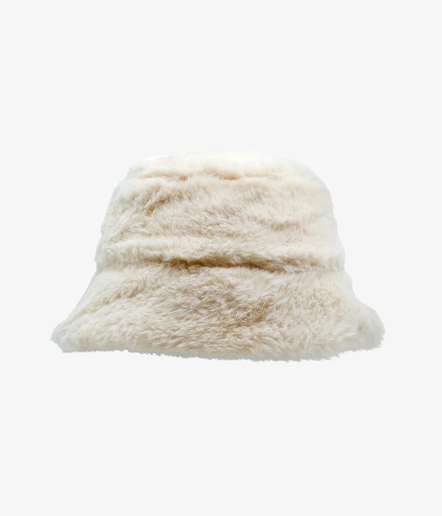Headster | Furry Friend Bucket Hat - Cream