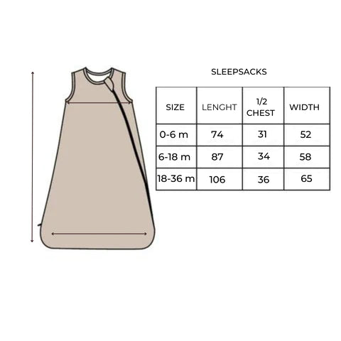 Belan.J | 2.5 TOG Sleep Sack - Oat