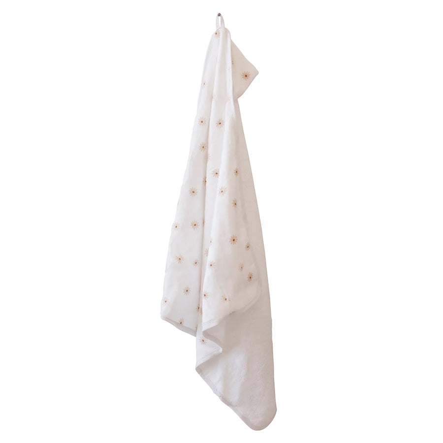 Lulujo | Hooded Towel - Daisies