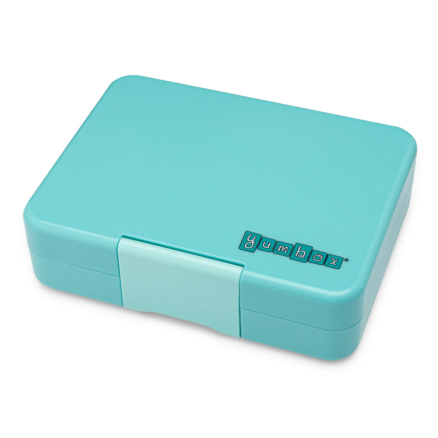Yumbox | Snack 3 Compartment Bento Box - Misty Aqua