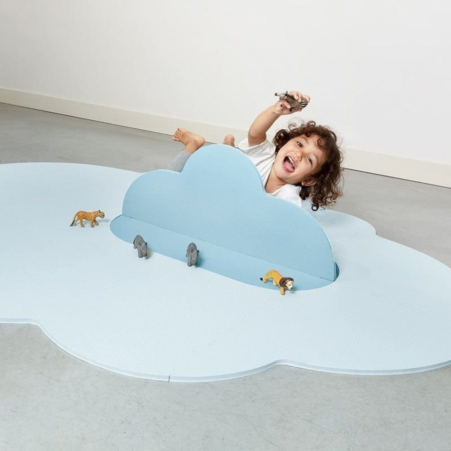 Quut | Head in the Clouds Small Playmat - Dusty Blue