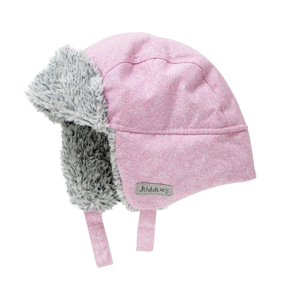 Juddlies | Baby Winter Hat - Salt & Pepper Pink