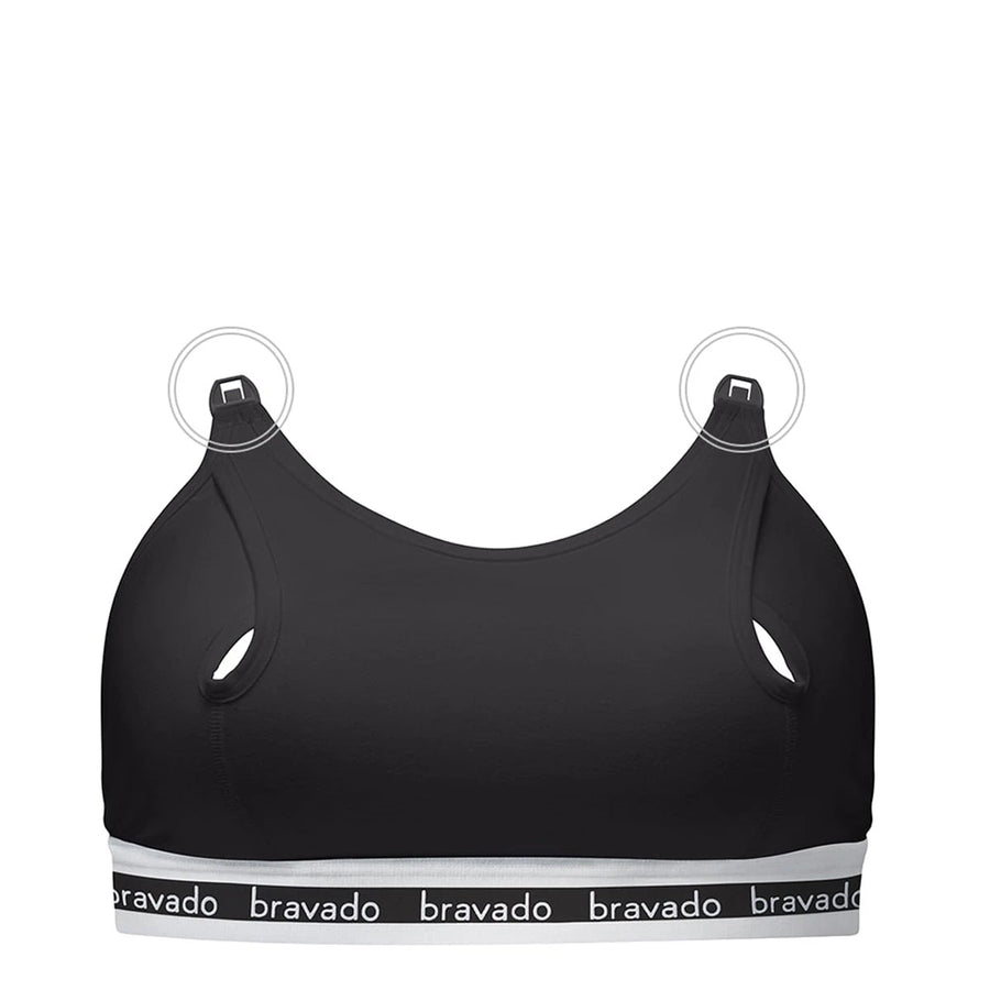 Bravado | Clip And Pump Nursing Bra Accessory - Black