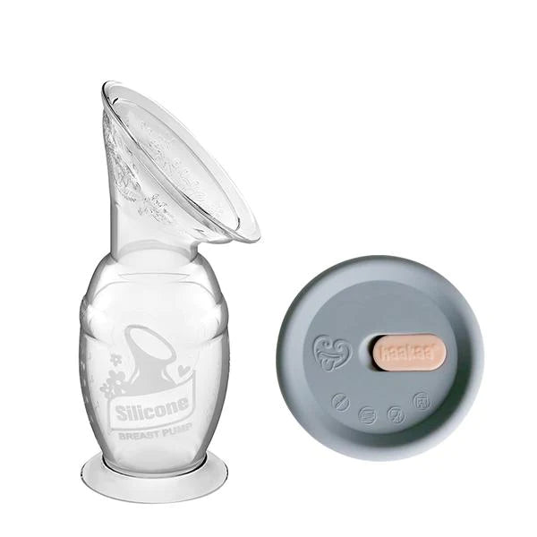 Haakaa | Silicone 150ml Breast Pump & Cap Set