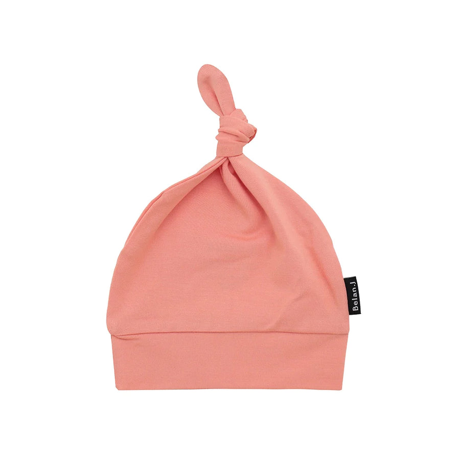 Belan. J | Knotted Hats - Coral