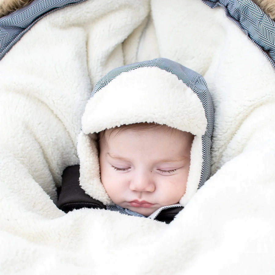 Juddlies | Baby Winter Hat - Herringbone Grey