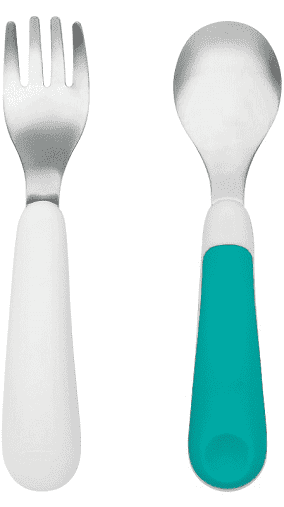 Oxo Tot | Fork and Spoon Set - Teal