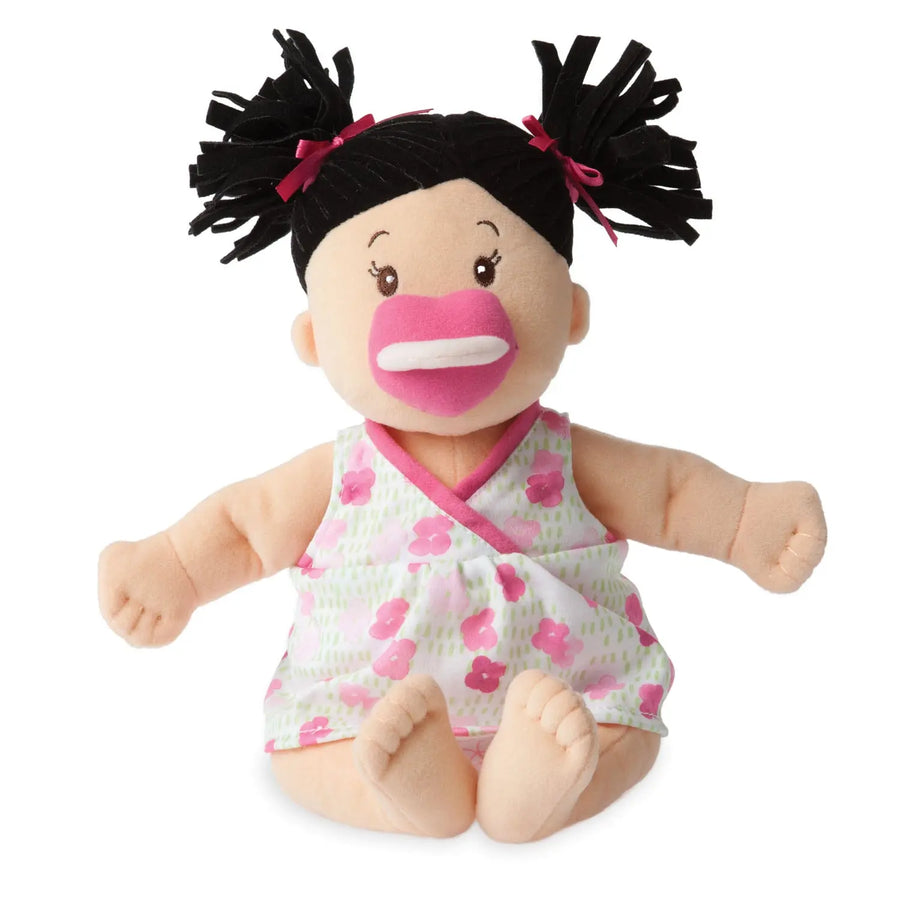 Baby Stella | Peach with Black Hair
