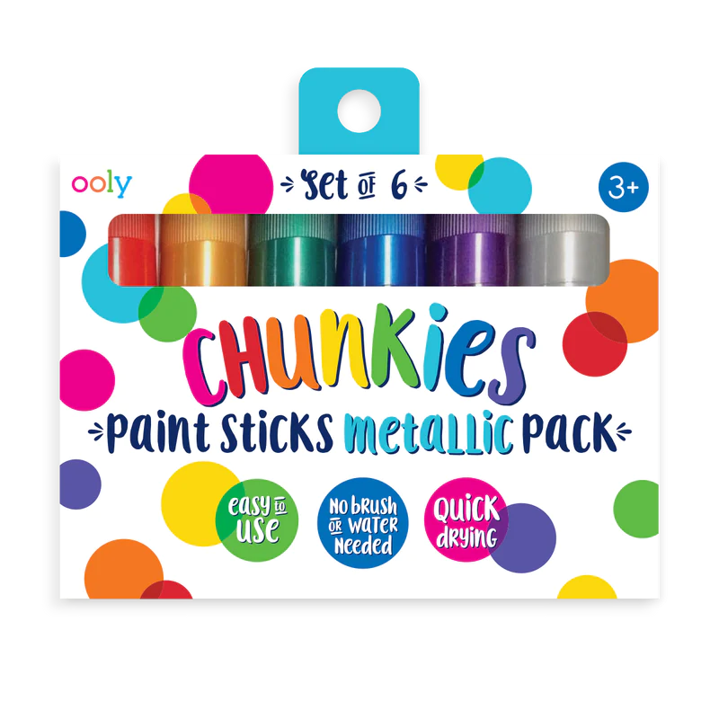 OOLY | Chunkies Paint Sticks - Metallic