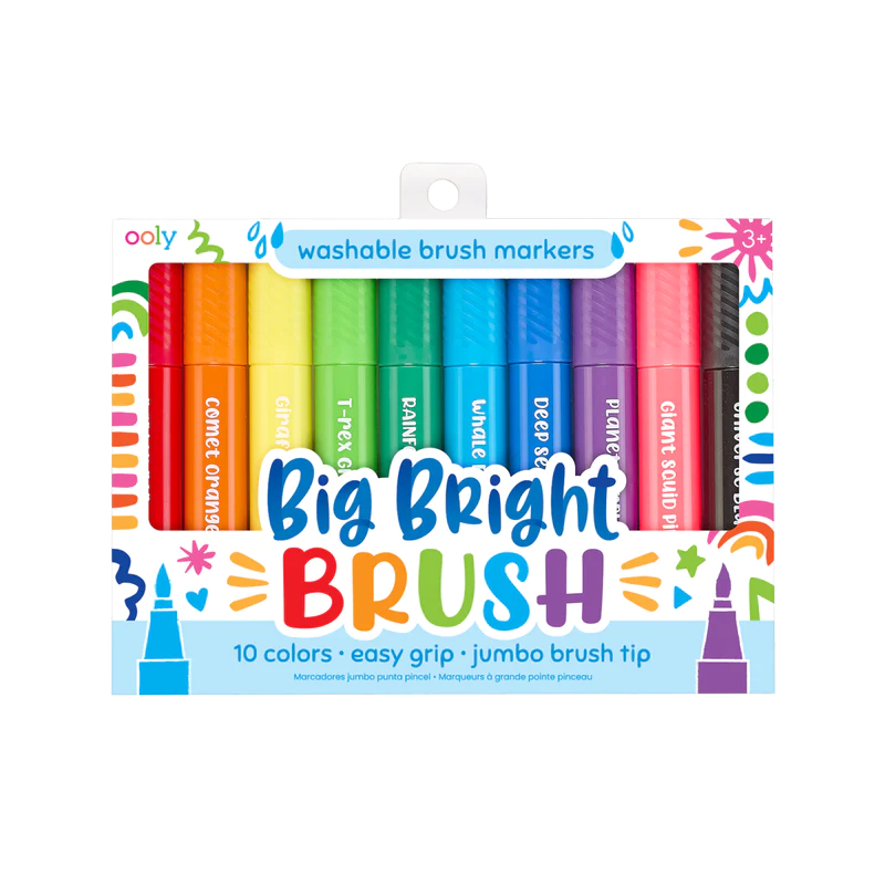 OOLY | Big Bright Brush Markers