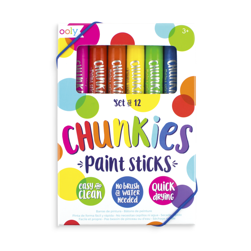 OOLY | Chunkies Paint Sticks - Set of 12