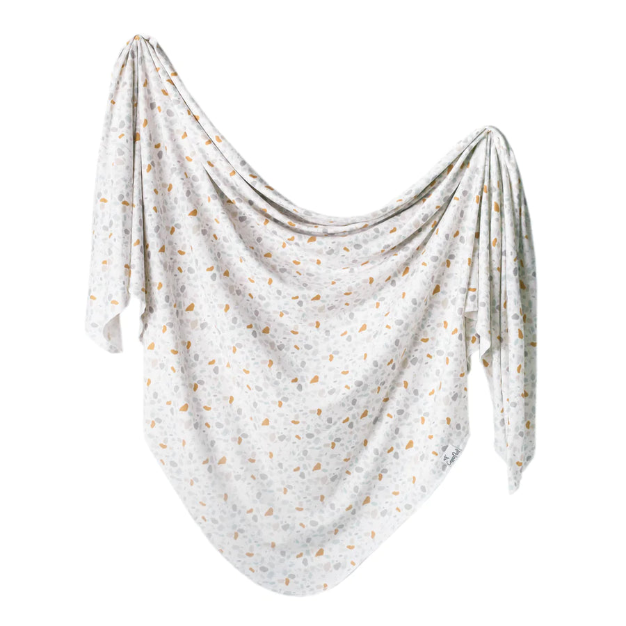 Copper Pearl | Knit Swaddle Blanket - Arlo