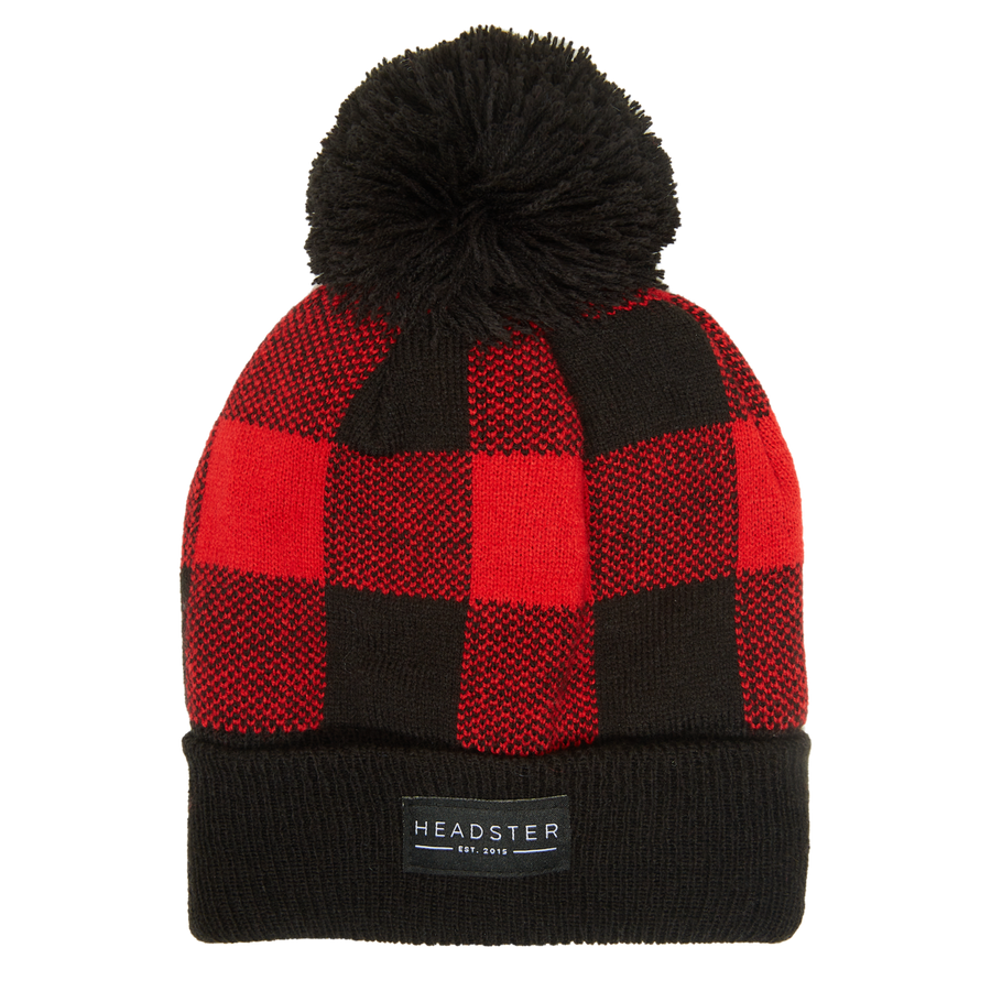 Headster | Buffalo Plaid Hat - Red