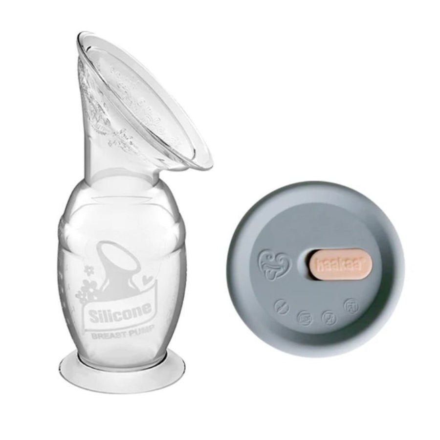 Haakaa | Silicone 100ml Breast Pump & Cap Set