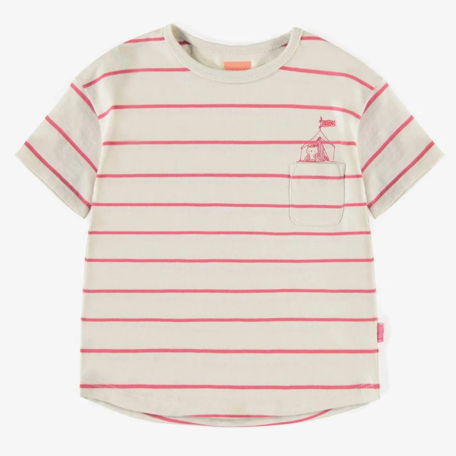 Souris Mini | Pink Striped T-Shirt