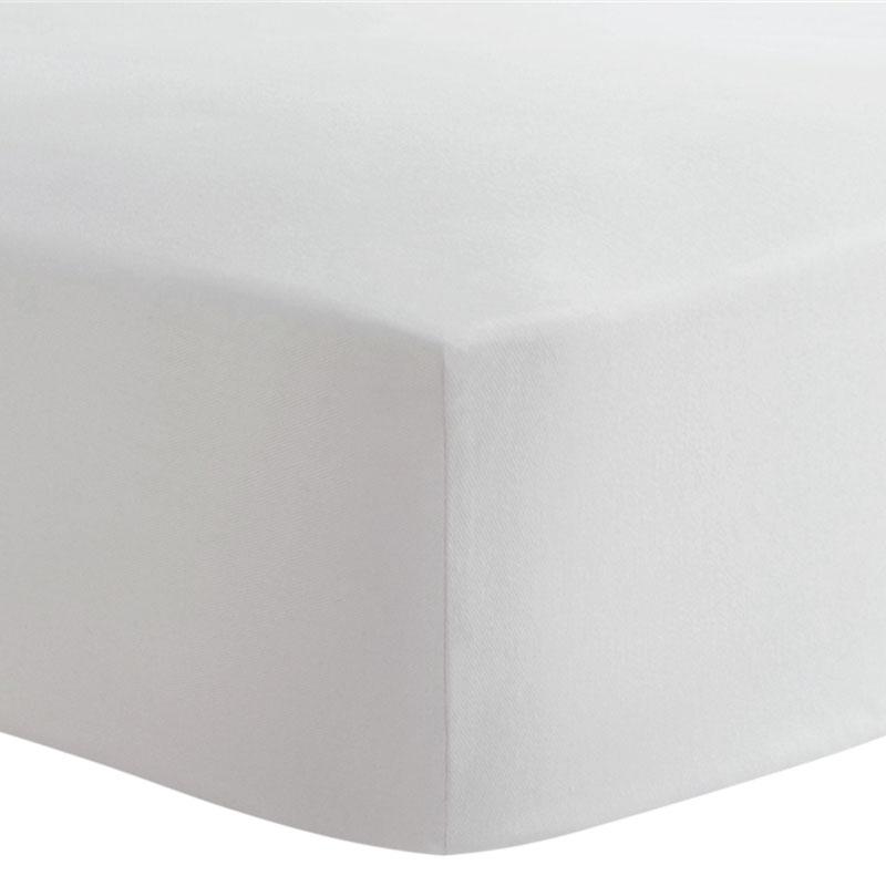 Kushies | Organic Fitted Crib Sheet - White