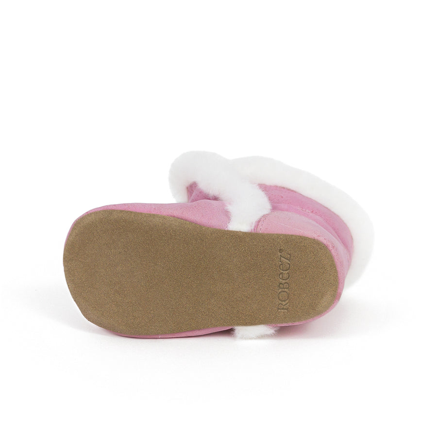 Robeez | Soft Soles Classic Boot - Pink Leather