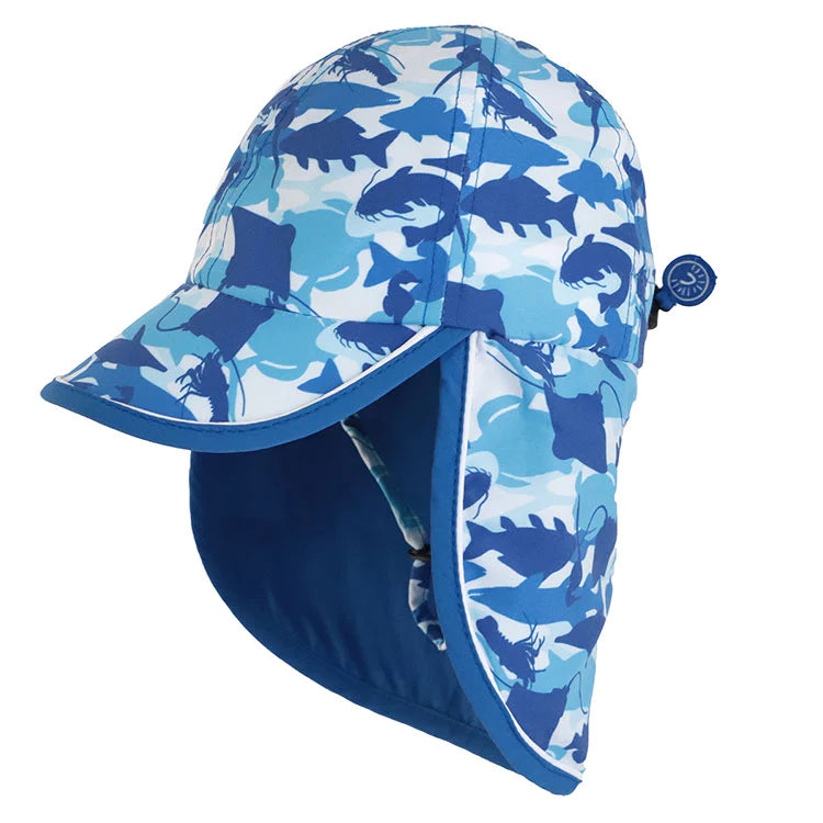 Calikids | Shark UV Flap Hat