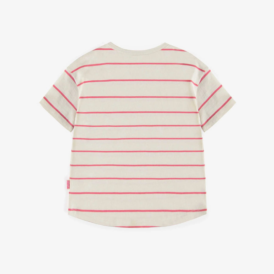 Souris Mini | Pink Striped T-Shirt