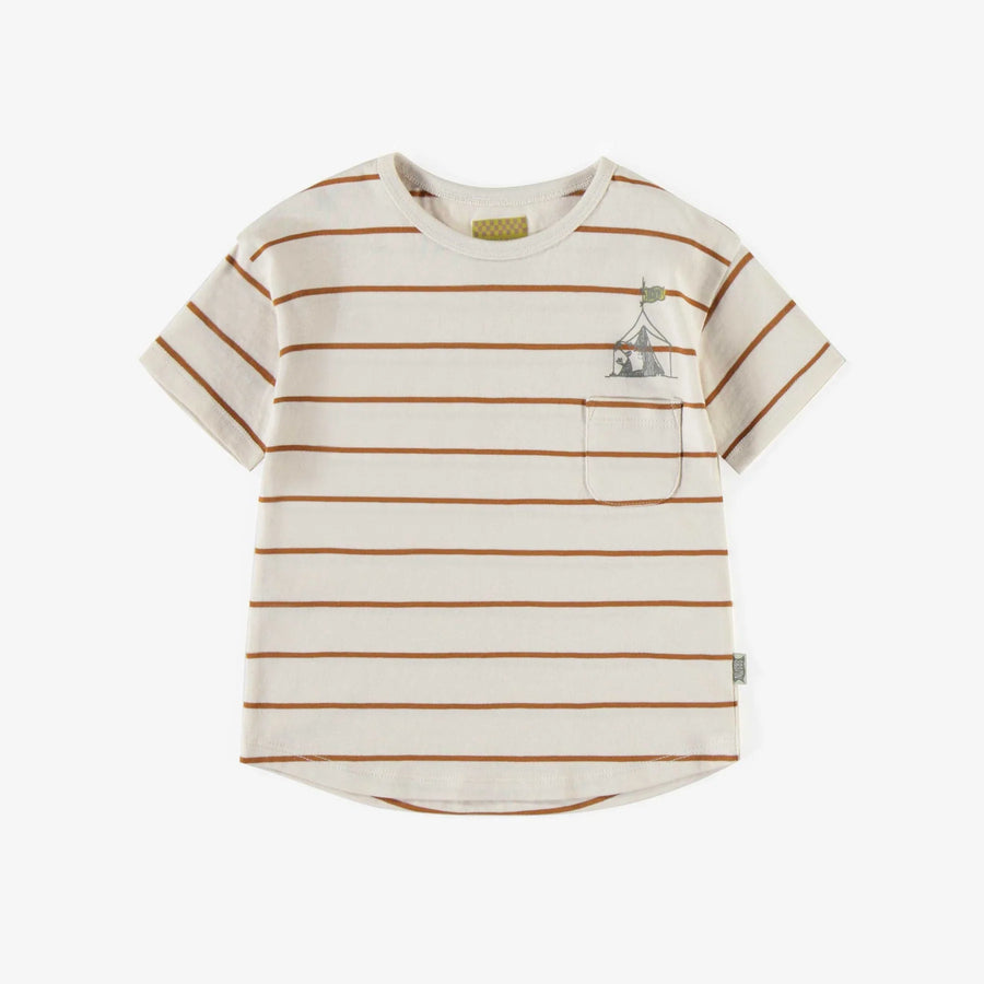 Souris Mini | Brown Striped T-Shirt