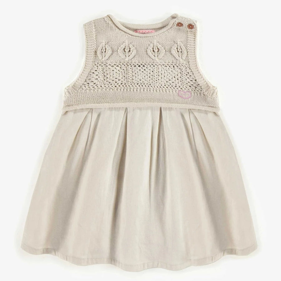 Souris Mini | Cream Linen Knit Dress