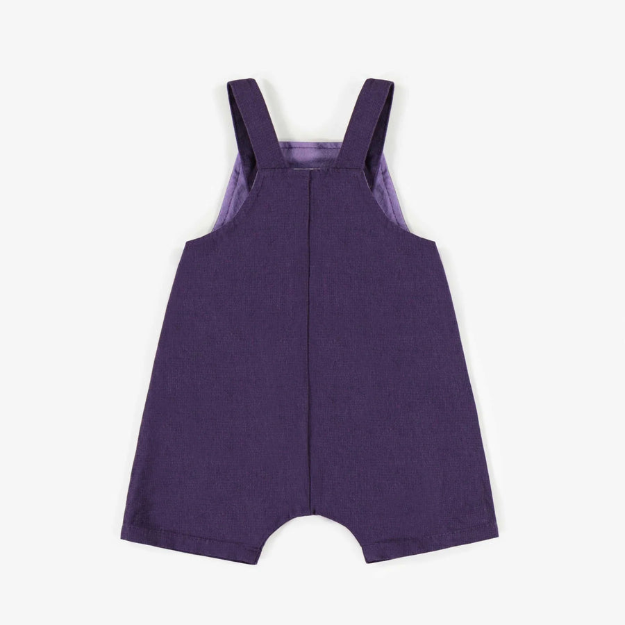 Souris Mini | Linen Overalls - Purple