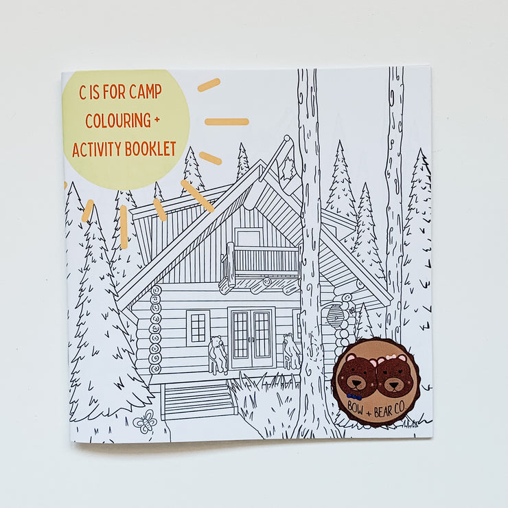 C is for Camp Colouring + Activity Book