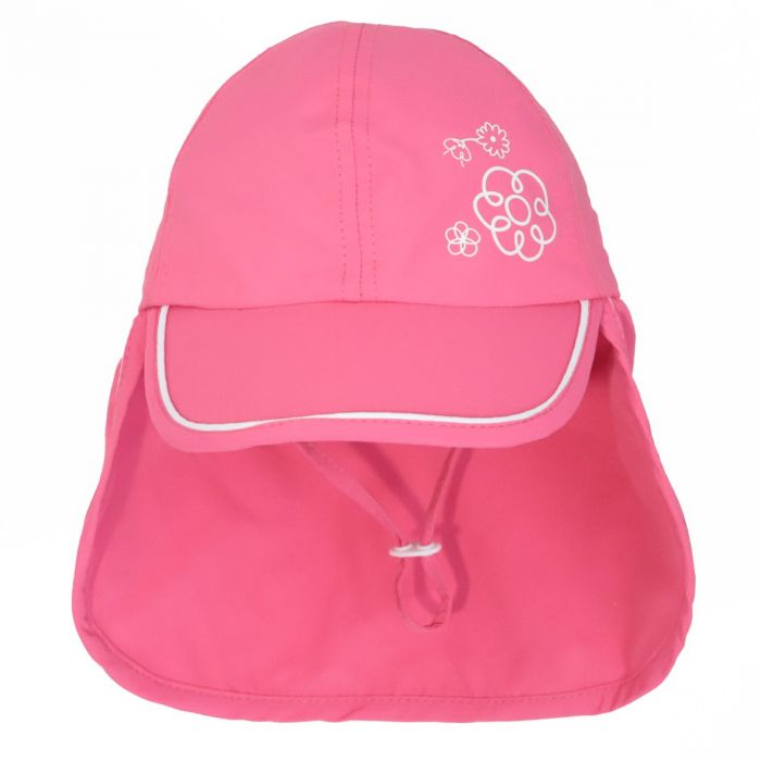 Calikids | Beach Hat With Neck Flap - Pink
