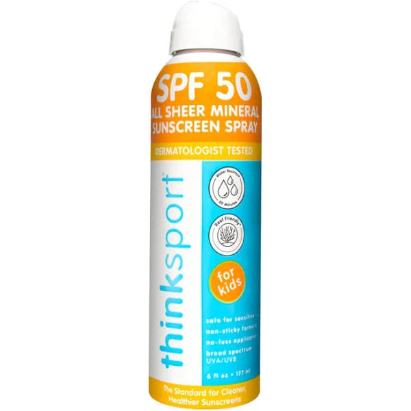 ThinkBaby | Kids SPF 50 Clear Zinc Sunscreen Spray